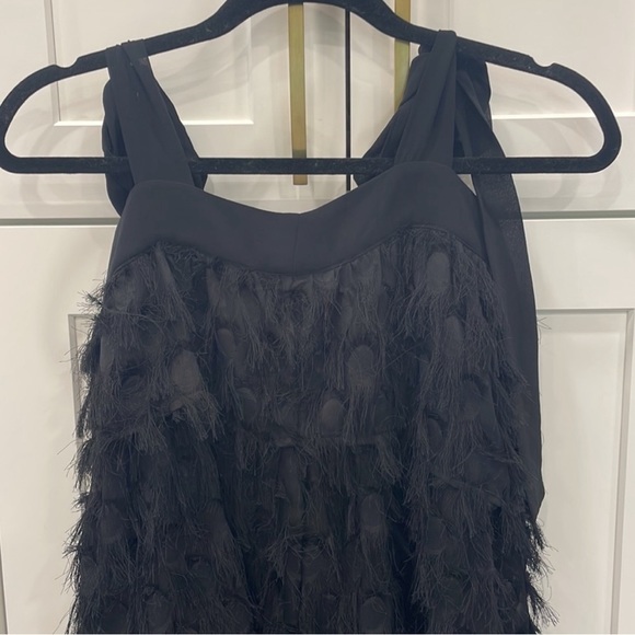 Michael Michael Kors Black Fringe Dress - Picture 4 of 5